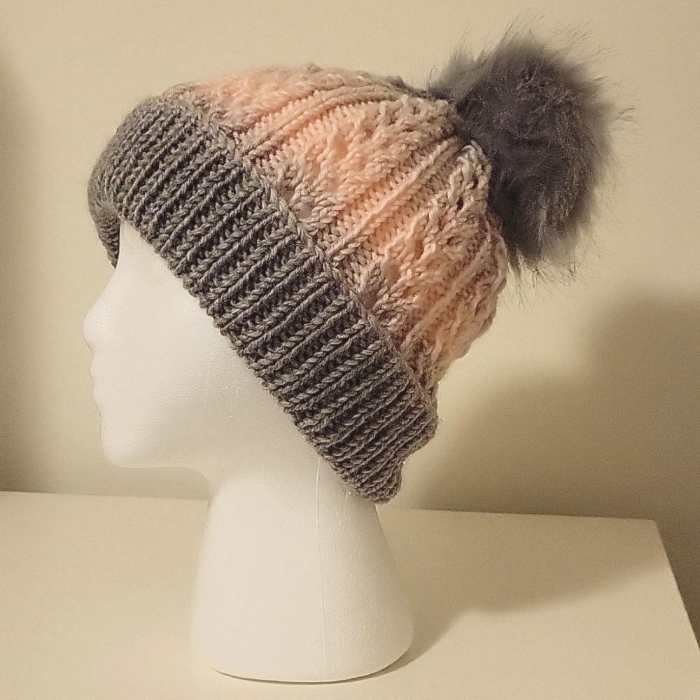 Hand knit Hat